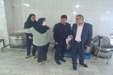 بازدید معاون فرهنگی دانشجویی از سلف سرویس سایت لاکان